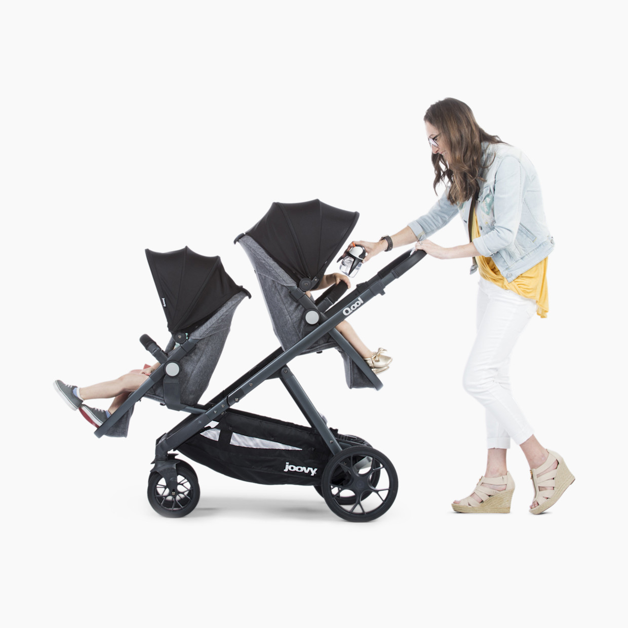 Joovy Qool Second Seat - Grey Melange.