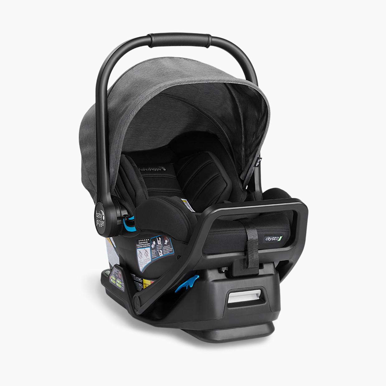 Baby Jogger City GO 2 Infant Car Seat - Harbor Grey.