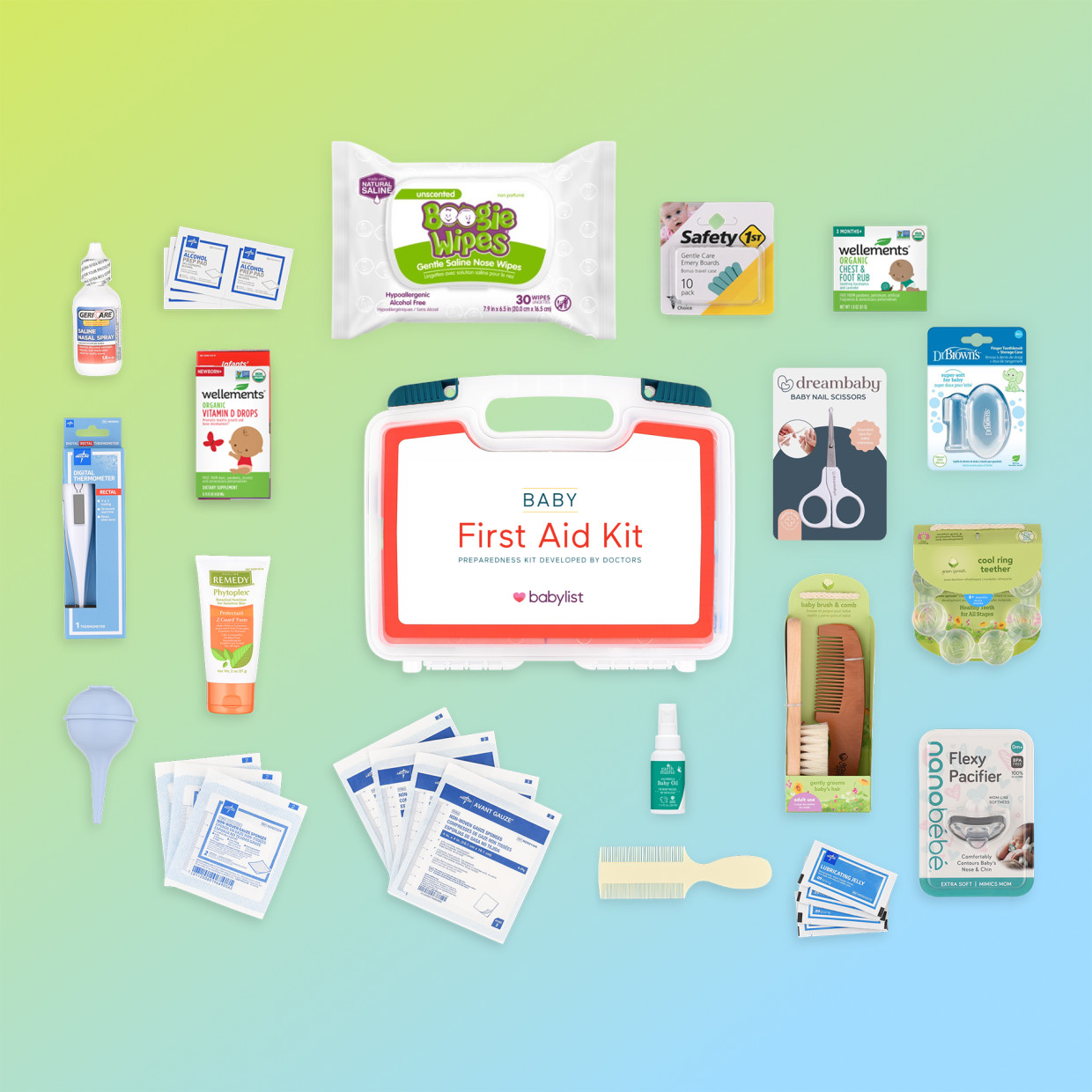 Babylist Baby First Aid & Grooming Kit.