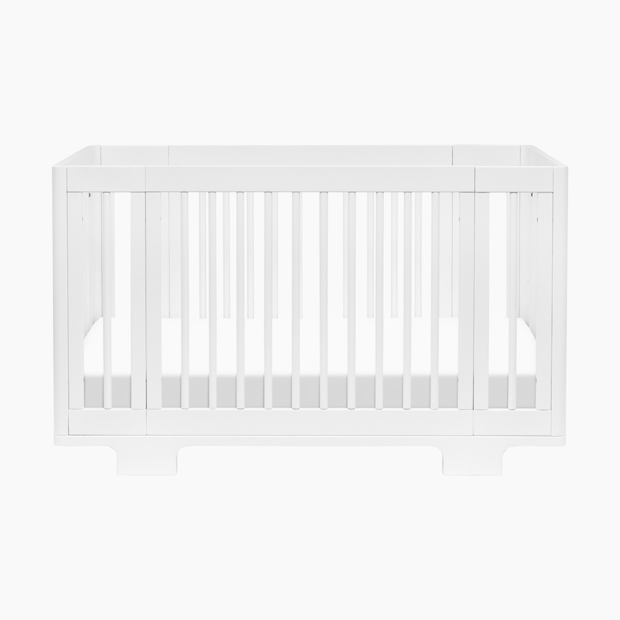 babyletto Yuzu 8-in-1 Convertible Crib with All-Stages Conversion Kits - White.