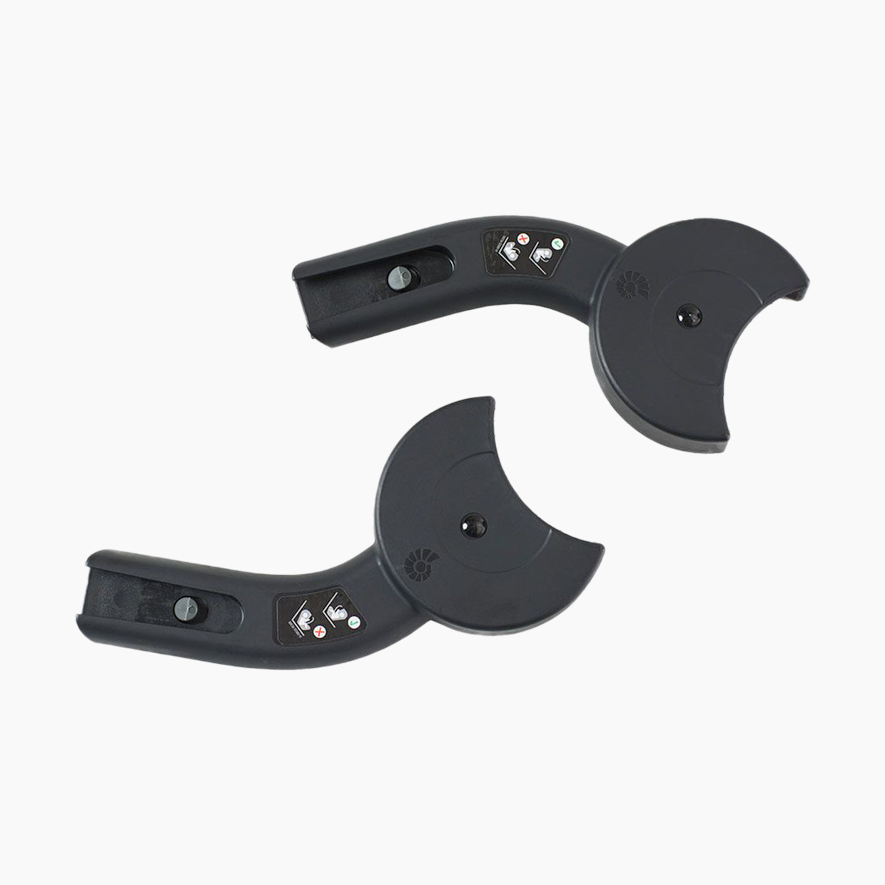 Ergobaby 180 Reversible Stroller Car Seat Adapter for Britax/Bob - Black.