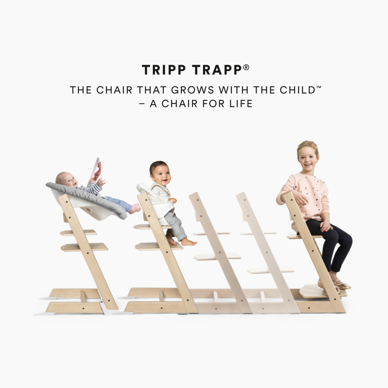 Stokke Tripp Trapp High Chair² - Oak Natural.