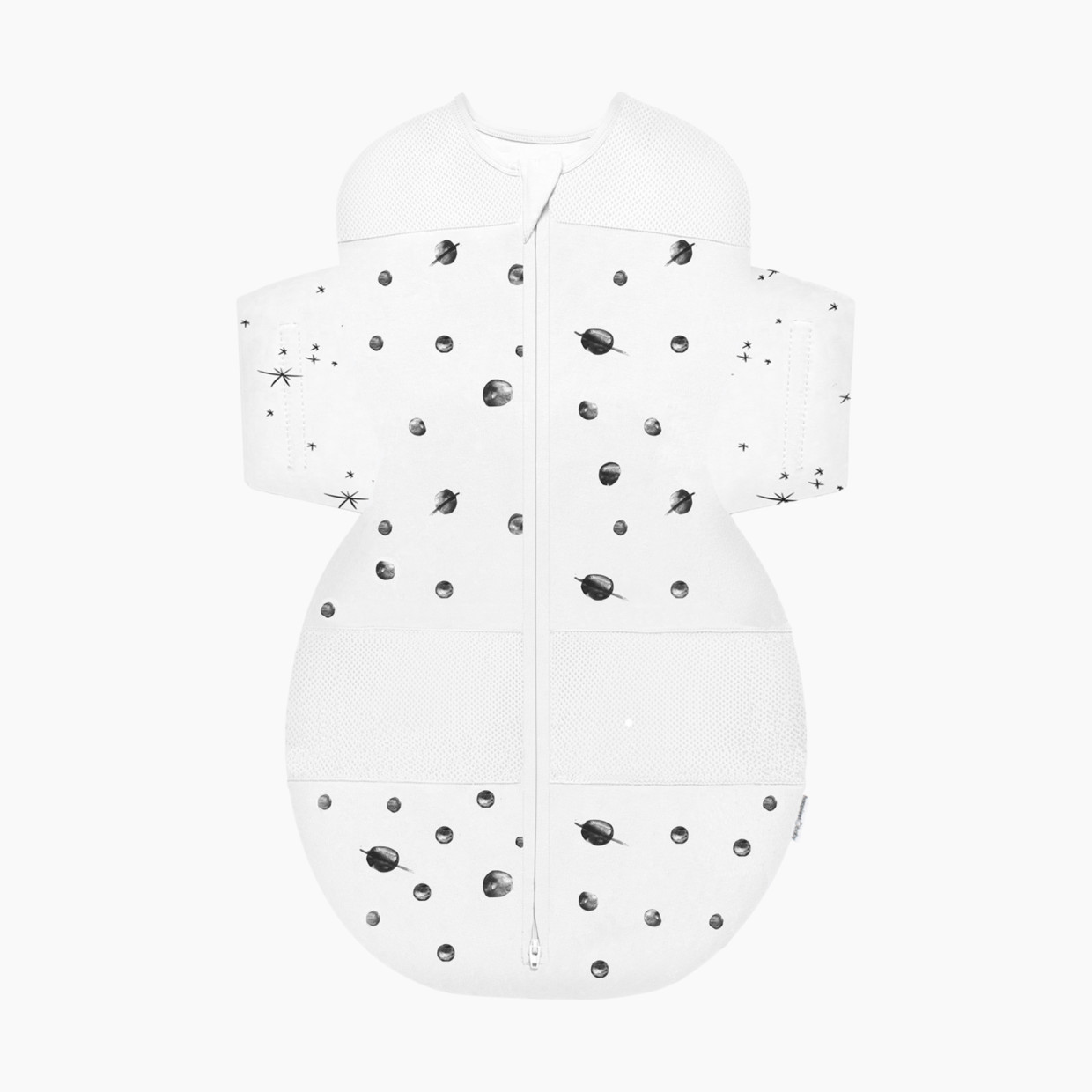 Happiest Baby Snoo Sack - Ivory Planets With White Wings, Small.