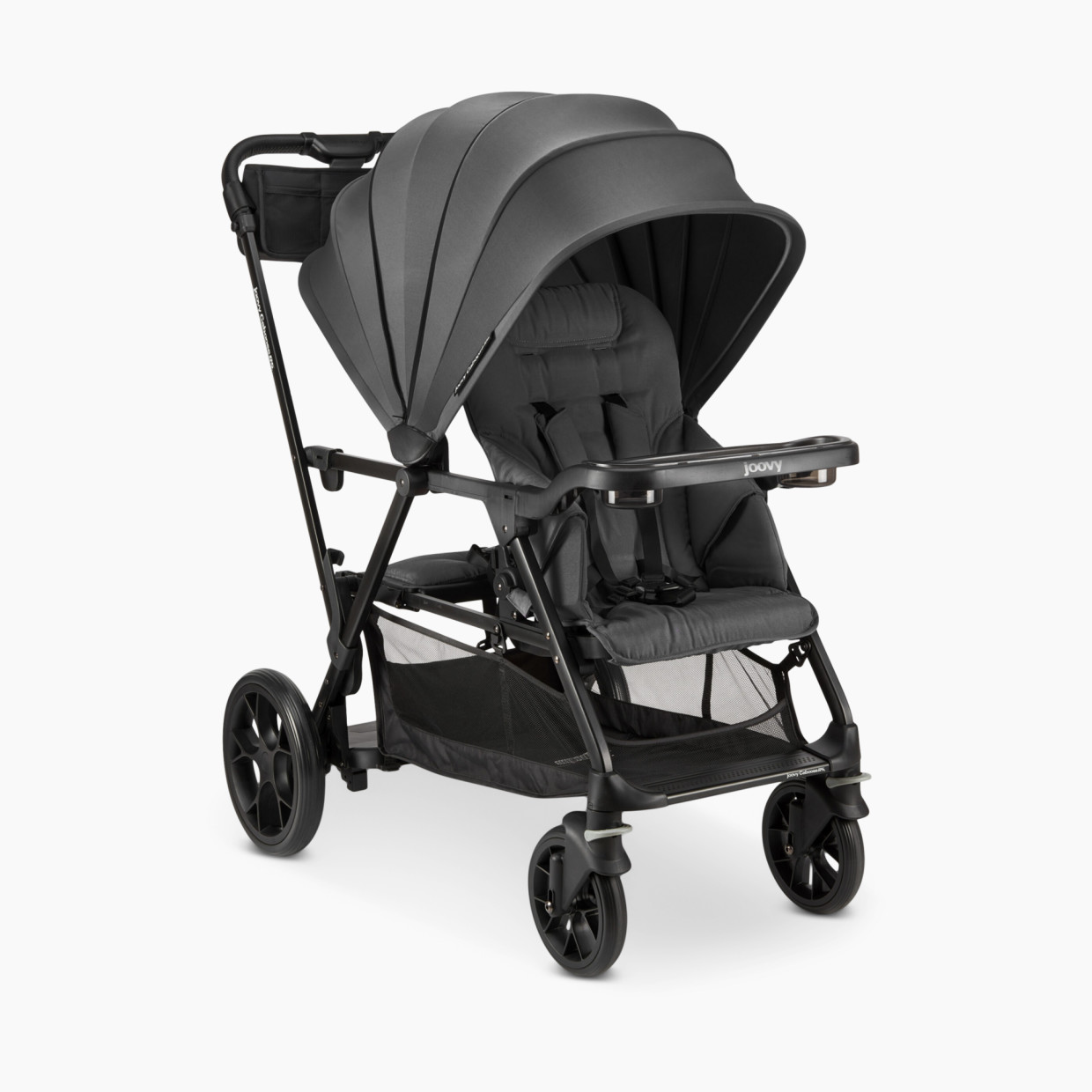 Joovy Caboose RS Premium Sit And Stand Double Stroller - Jet.
