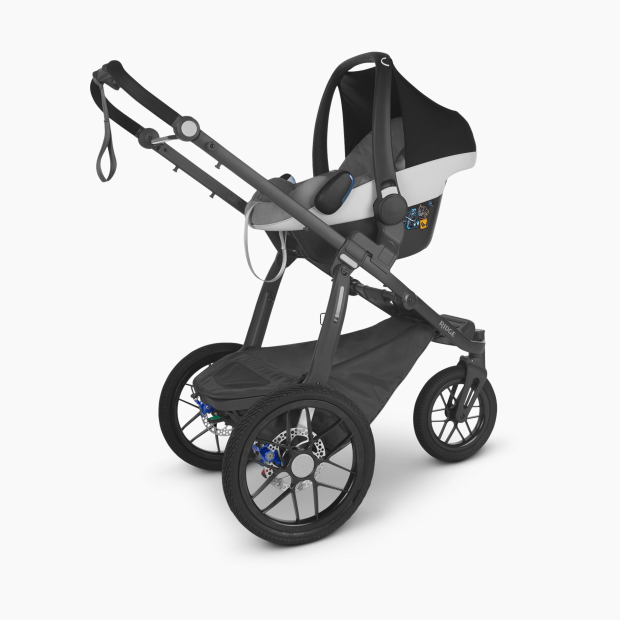 UPPAbaby RIDGE Car Seat Adapters (Maxi-Cosi, Nuna, Cybex, & BeSafe).