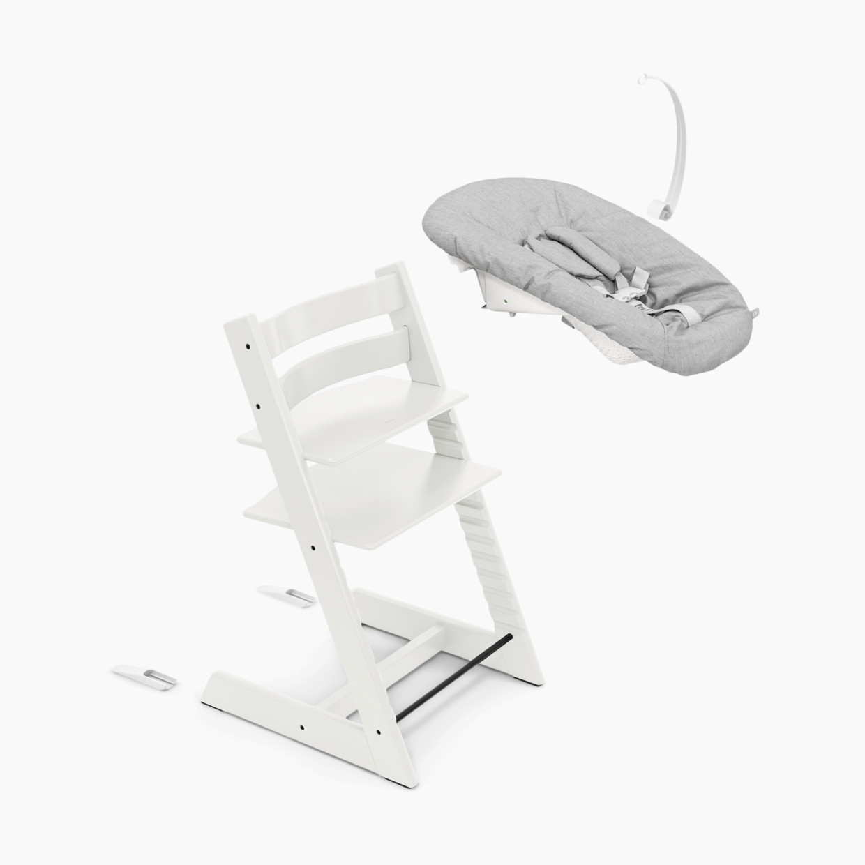 Stokke Tripp Trapp Chair and Newborn Set - White.