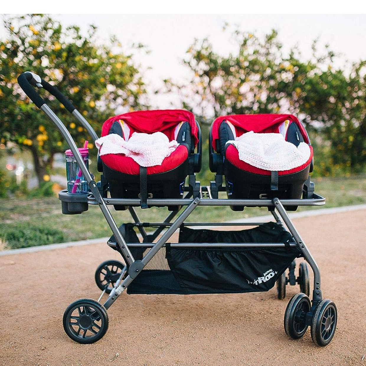 Joovy Twin Roo+ Car Seat Stroller Frame.
