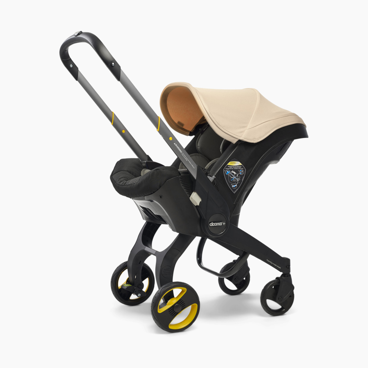 Doona Infant Car Seat & Stroller - Sahara Sand.