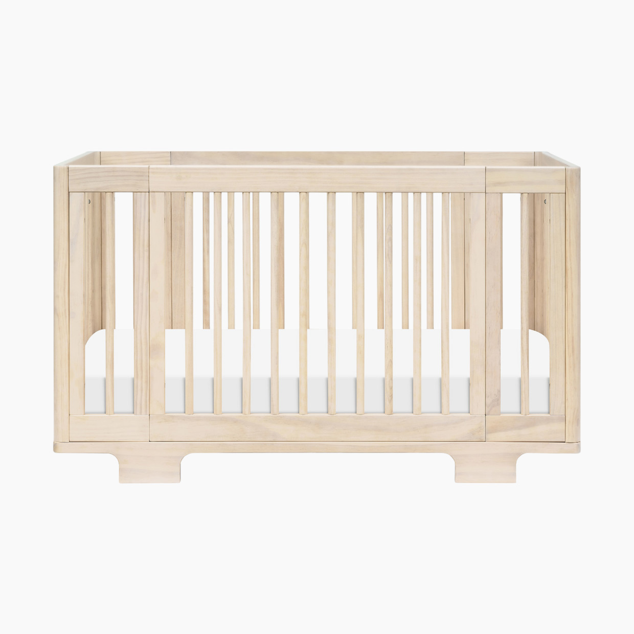 babyletto Yuzu 8-in-1 Convertible Crib with All-Stages Conversion Kits - Washed Natural.