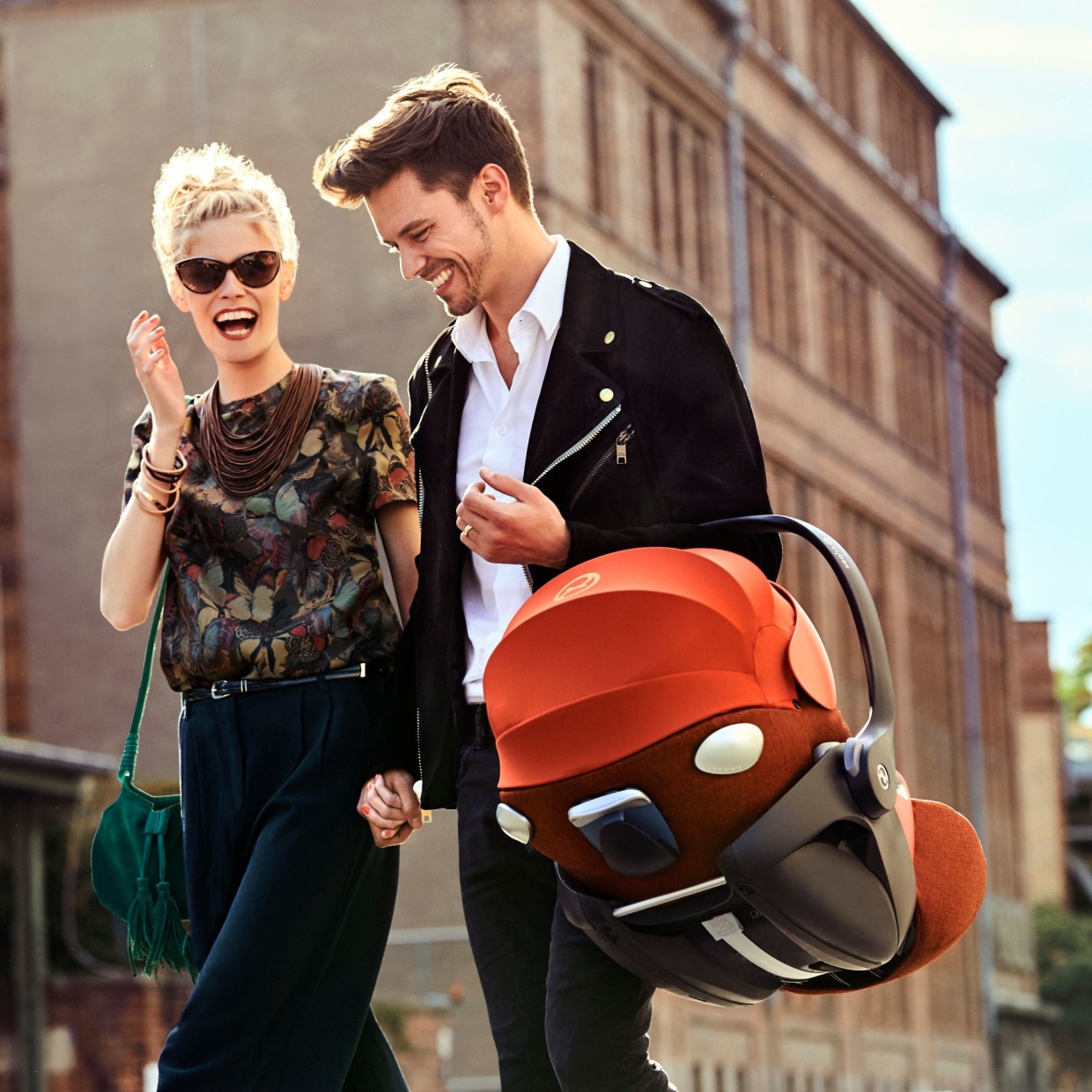 Cybex Cloud Q Plus Infant Car Seat - Autumn Gold.