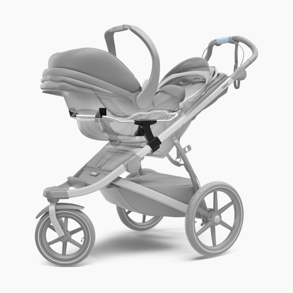 Thule Chicco Infant Car Seat Adapter - Glide/Urban Glide - Black.