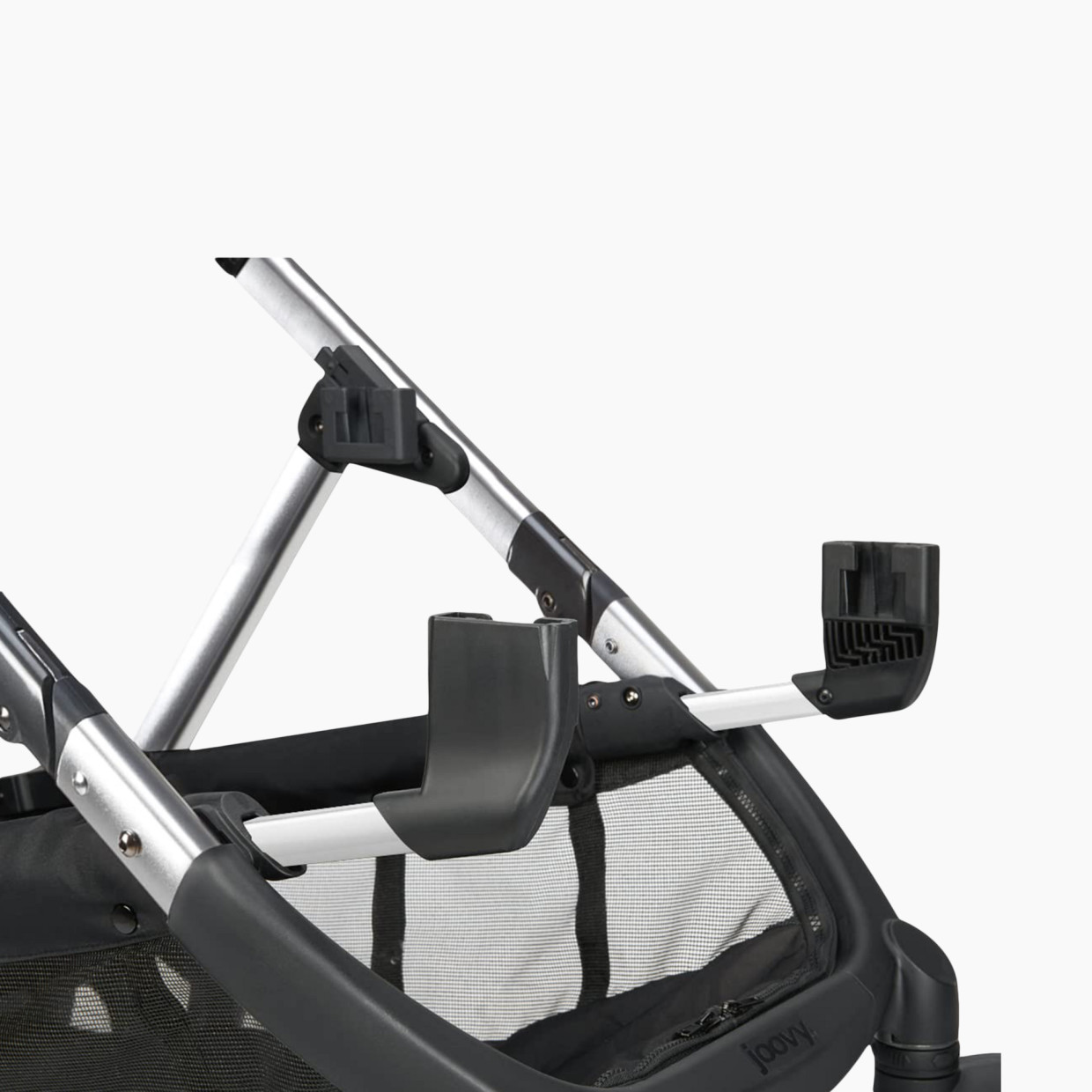 Joovy Qool Front Adapters - Silver.