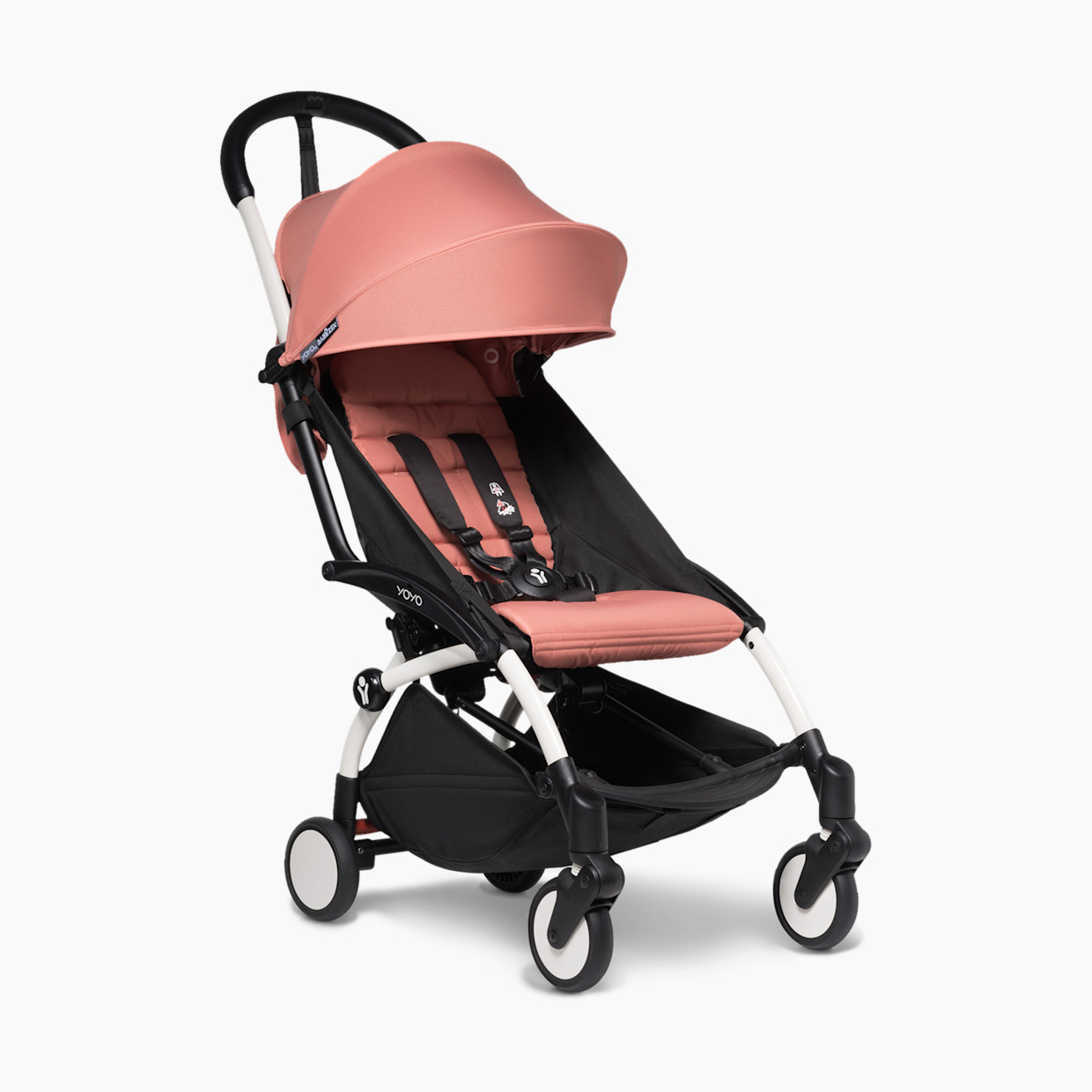 Babyzen YOYO2 6+ Stroller (Discontinued) - White Frame/Ginger Pack.